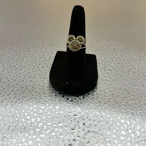 MARCASITE Mickey Mouse, Sterling silver ring. Size 5, beautiful and very unique‍